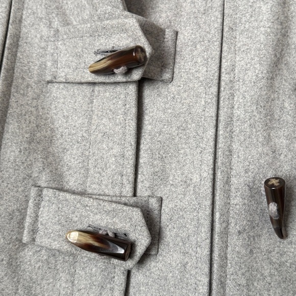 Elevenses Anthropologie First Frost Sz 2 Gray Toggle Coat EUC - Picture 7 of 10